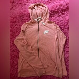 Pink Nike hoodie